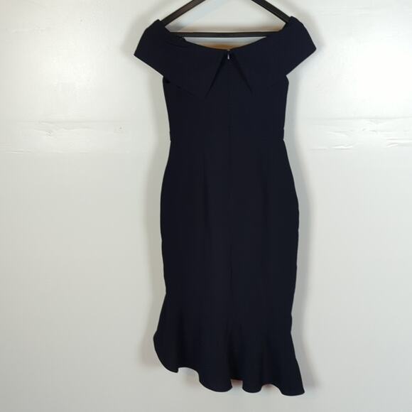 Avery G Off-Shoulder Sheath Midi Dress - Picture 6 of 10